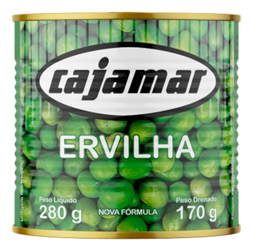 Ervilha Em Conserva Lata 170g Cajamar