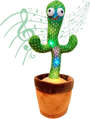 Cactus De Peluche Que Baila Y Habla Reproduce Música Repite