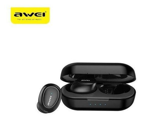 Imagen 3 de 5 de Audífonos Intraurales Awei T6 Bluetooth C/reducción De Ruido
