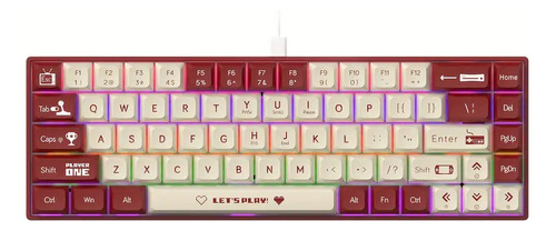 Teclado Mecánico 60% Ak680 Ajazz