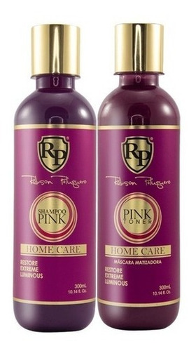 Kit Pink Home Care Robson Peluquero. Mascara Y Shampoo 
