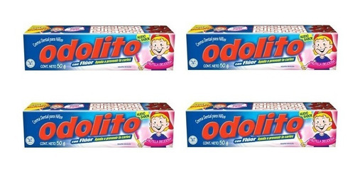 Pasta Dental Odolito 50grs Pack 4 Unidades (cod 1441)