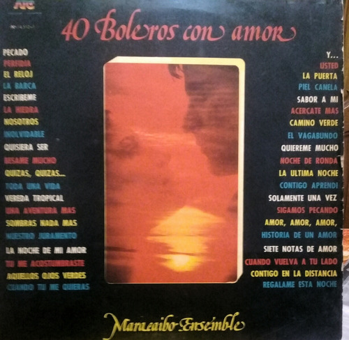 Lp Maracaibo Ensemble (40 Boleros Con Amor)