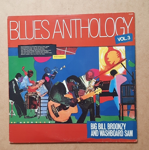 Lp Blues Antology - Vol. 3 Big Bill Broonzy & Whasboard Sam 