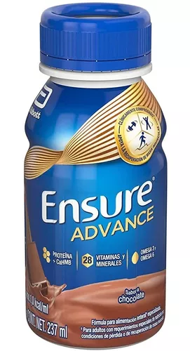 Ensure Suplemento Alimenticio Sabor Chocolate 16 pzas de