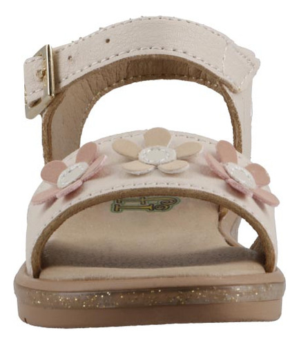 Sandalia Formal 828518pv Transpirable Flor Flores Pedreria