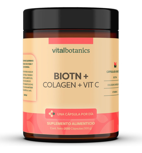 Suplemento En Cápsula Vitalbotanics Complejo Vitamina B X 130g