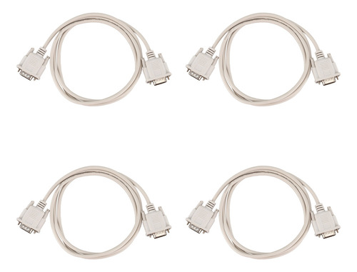Adaptador Rs232 Db9 De 1,4 M, 9 Pines Macho A Vga, 15 Pines