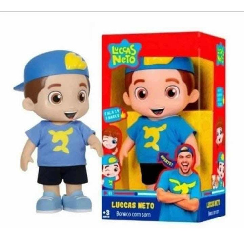 Boneco Lucas Neto Fala 14 Frases