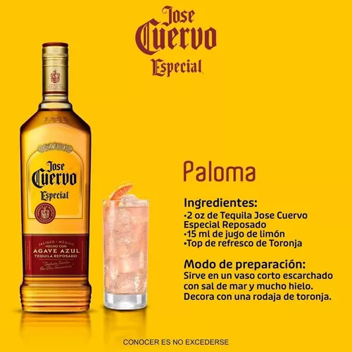 Pack De 6 Tequila Jose Cuervo Especial Reposado 695 Ml