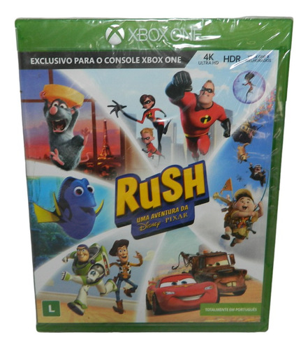 Rush Uma Aventura Disney Pixar Midia Fisica Lacrada Xbox One