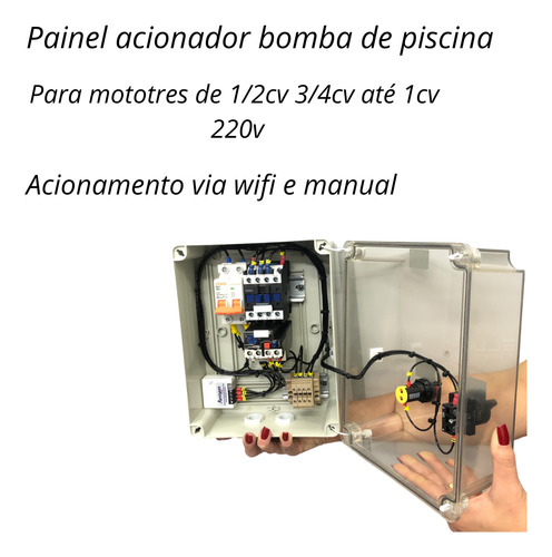 Automação Bomba Piscina Controle Wifi Alexa Google Com Rele