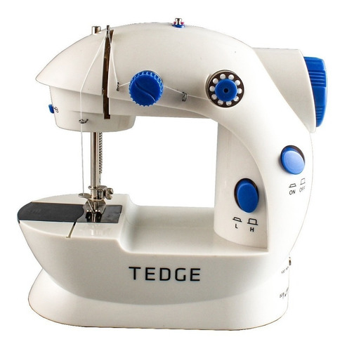 Mini Máquina De Coser Recta Tedge Fhsm - 202 Blanca