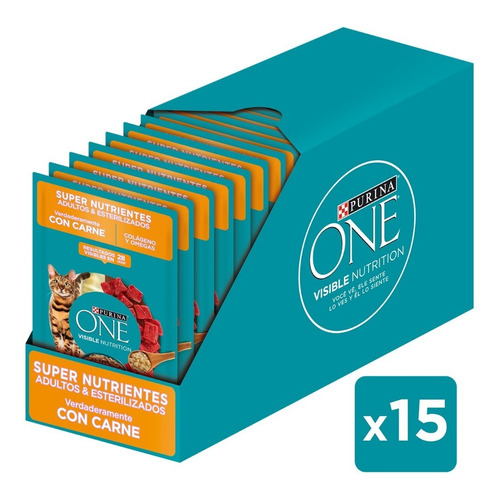 Alimento Húmedo Para Gato Purina One® Super Nutrientes 85g