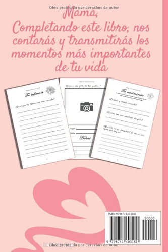 Libro: Mamá, La Historia De Tu Vida: Un Libro Para Comple...