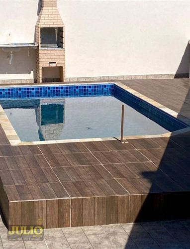 Imagem 16 de 30 de Entrada R$ 76 Mil E Saldo Financiado! Casa Com 2 Dormitórios Com Piscina, 82 M² Por R$ 379.900 - Itaóca - Mongaguá/sp - Ca4327