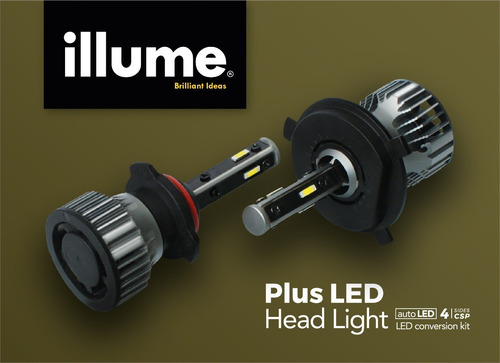 Imagen 1 de 5 de Led Illume Plus Alta Y Baja H4 H13 9007/9004 Special Edition