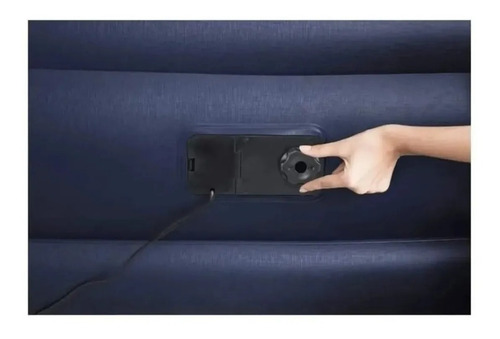 Colchon Auto Inflable Extra Alto Cama Queen Bomba Incluid Em