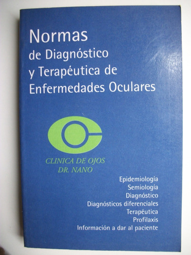 Normas De Diagnostico Y Terapeutica De Enfermedades Ocu C119