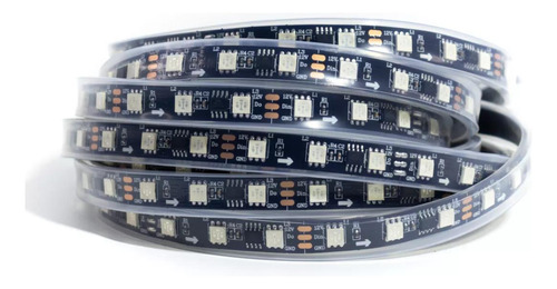 Fita Led Rgb Digital 2811 12v 366 Efeitos 300 Leds 5 Metros