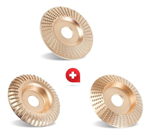 Imagen 9 de 10 de Set Disco Escofina Molienda X3 Plano Inclinado Angular Kit