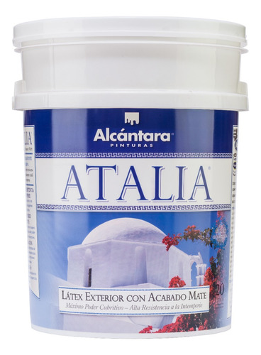 Pintura Látex Acrílico Atalia Color 20 Litros Alcántara Color Rosa Hamburgo