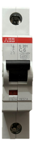 2cds251001r0064 Interruptor Termomagnetico S201-c6 Abb