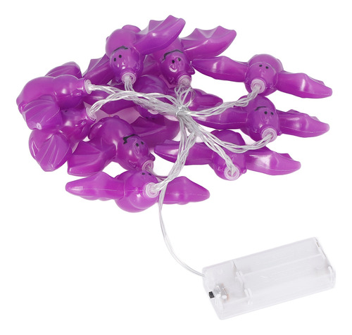 Cadena De Luces Led Con Forma De Murciélago 3d Con Forma De