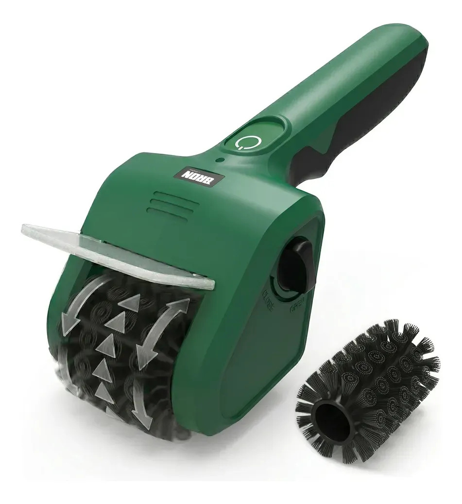 Cepillo Electrico Limpiador De Parrilla Bron By Gadnic Recargable Inalambrico Motor Alta Potencia Cepillo Giratorio Mango Ergonomico
