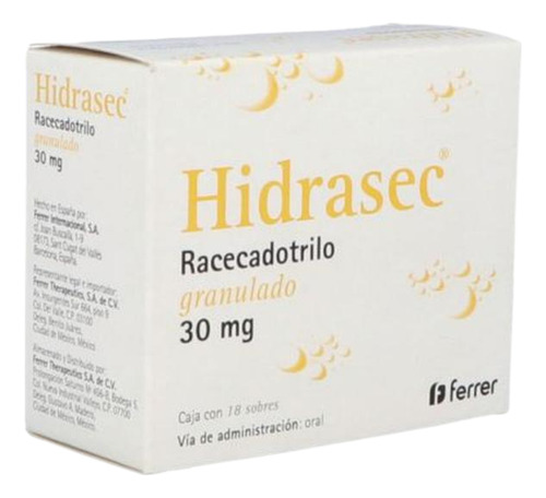 Hidrasec 30 Mg Granulado Caja Con 18 Sobres