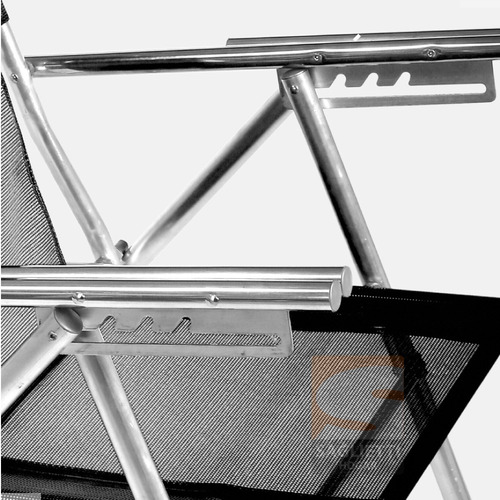 Reposera Cama Aluminio Alta Reforzada 120 Kilos Alumel 270