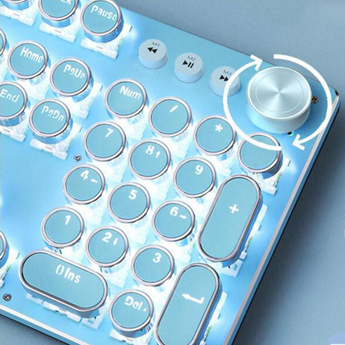 Kit Combinado De Teclado Con Retroiluminación C Azul