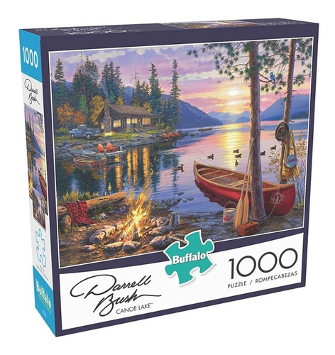 Buffalo Games Rompecabezas Darrell Bush Canoe Lake 1000 Pz