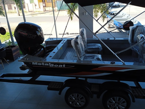 Lancha Metalboat Quest 195 Mercury 115 Reboque 2 Eixo