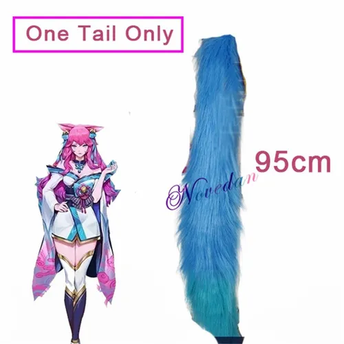 Lol Spirit Blossom Ahri Cosplay Tail Costume Lol Ahri Wig Ha