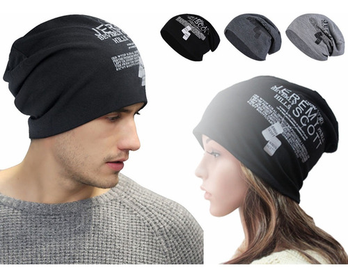 Fashion Bonnet Casual Beanie Neck Cap Con Forro De Calavera