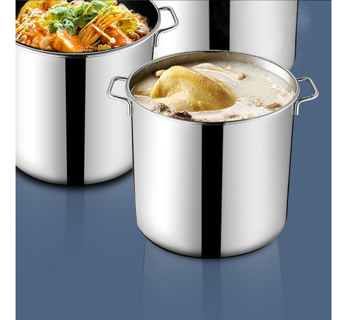 Olla Para Sopa De Acero Inoxidable, Cacerola Para Hervir