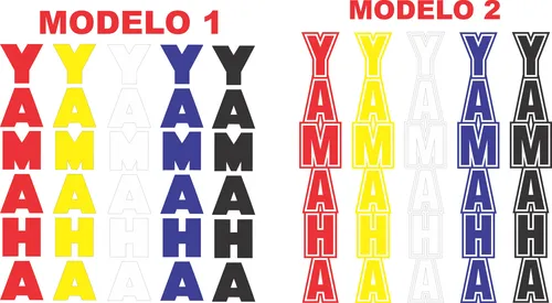 Calcomanias Yamaha Baston