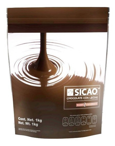 Chocolate 1 K Sicao Callebaut Reposteria Con Leche