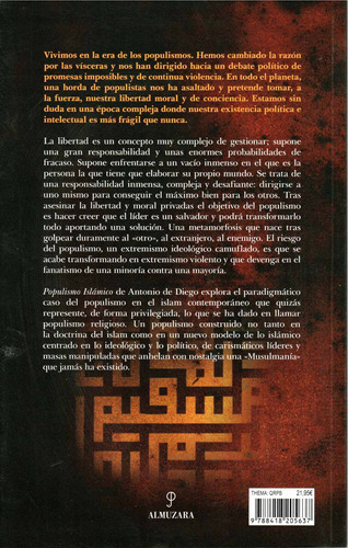 Populismo islámico: Cómo se ha secuestrado la espiritualidad musulmana, de Diego González, Antonio de. Editorial Almuzara, tapa blanda en español, 2022