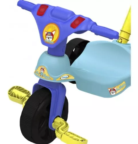 Triciclo Moto Motoca Infantil Fox Racer Unissex S/ Puxador