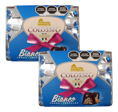 Chocolate Bianco Crema Y Cereales 125 G Colosseo