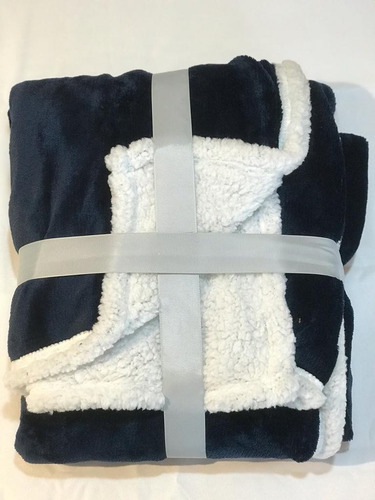 Manta Reversible Flannel/sherpa 127x152cm