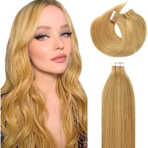 Cabello Lacer 14 Pulgadas Remy Cinta En Extensiones J2ykw