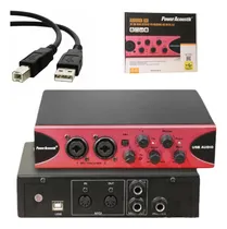 Comprar Interfaz De Audio Portatil Usb Dj Karaoke 48v 2 Entradas Mid