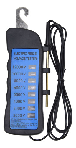 Medidor De Cercas Portátil, 12 Kv, Voltaje De Neón, 2000 A 1