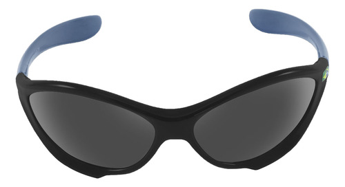 Óculos De Sol Spy 45 - Twist Preto - Haste Azul Royal Lente Cinza Sem Espelho