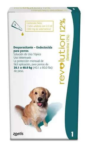 Revolution Pipeta Perro 20 A 40 Kg