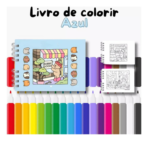 We Juego De Libros Para Colorear Bobbie Goods, 3 Colores,