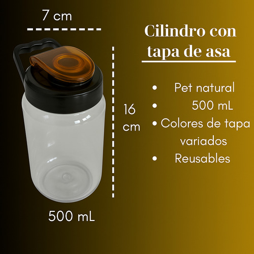 130 Vasos De Fiesta Con Tapa De Asa Cilindro 500 Ml Reusable Verde Oscuro
